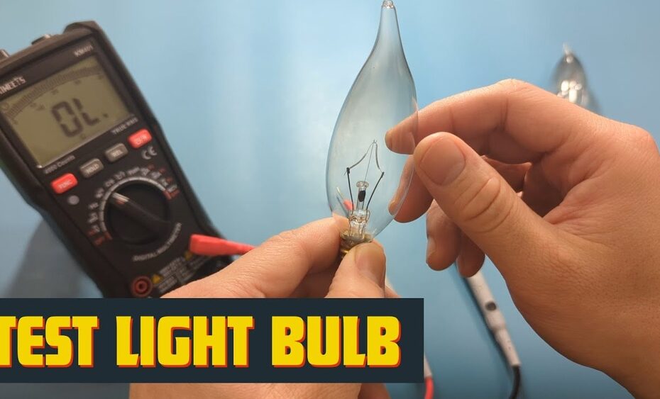 How to Check a Bulb With a Multimeter