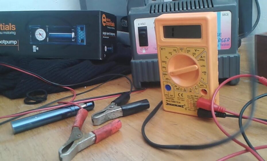 How to Test a Battery Charger With Multimeter