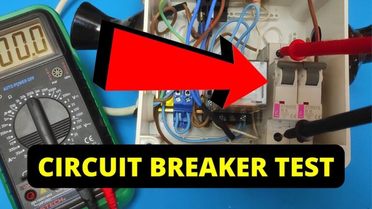 How to Test a Circuit Breaker With Multimeter