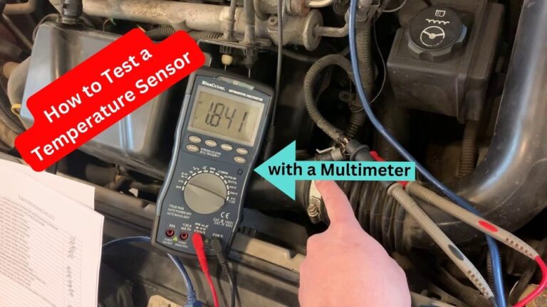 How to Test Coolant Temp Sensor With Multimeter