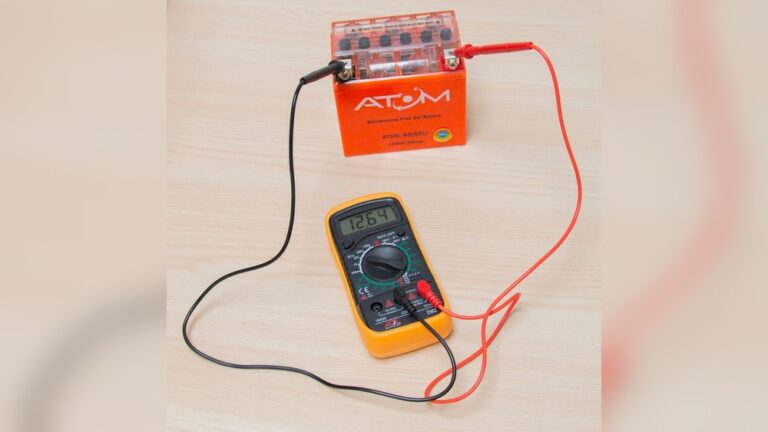 How to Test Motorcycle Battery With Multimeter
