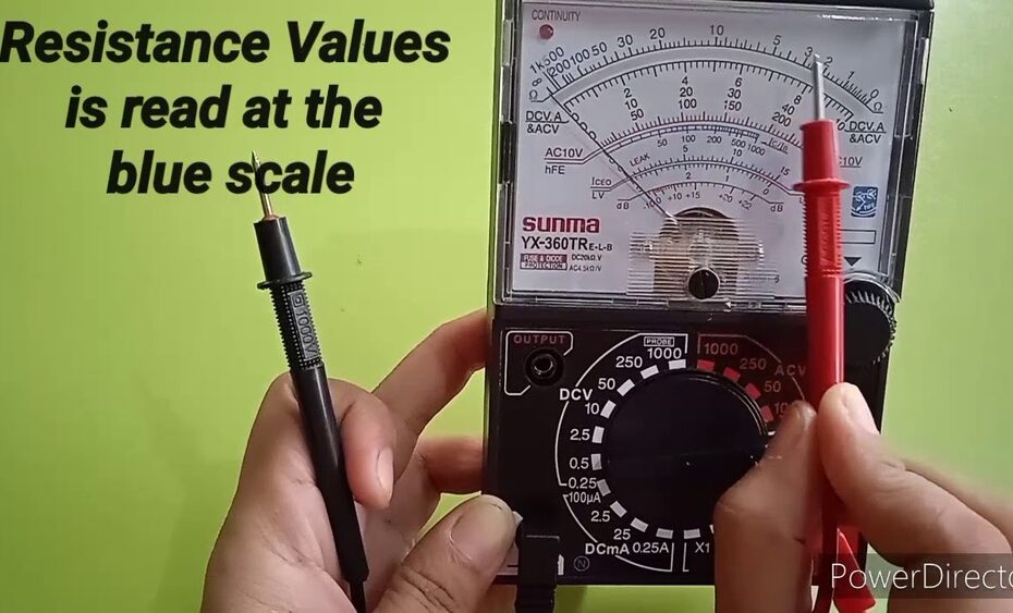 How to Use a Analog Multimeter