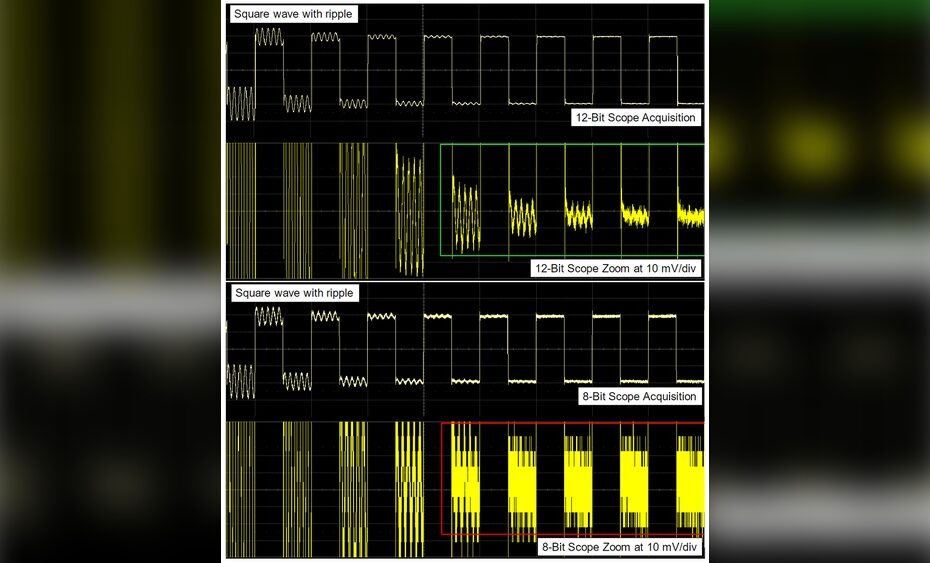 8 Bit Vs 12 Bit Oscilloscope